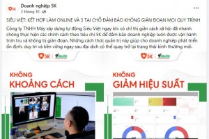 Siêu Việt thực hiện chiến dịch doanh nghiệp 5K để vượt qua đại dịch Covit