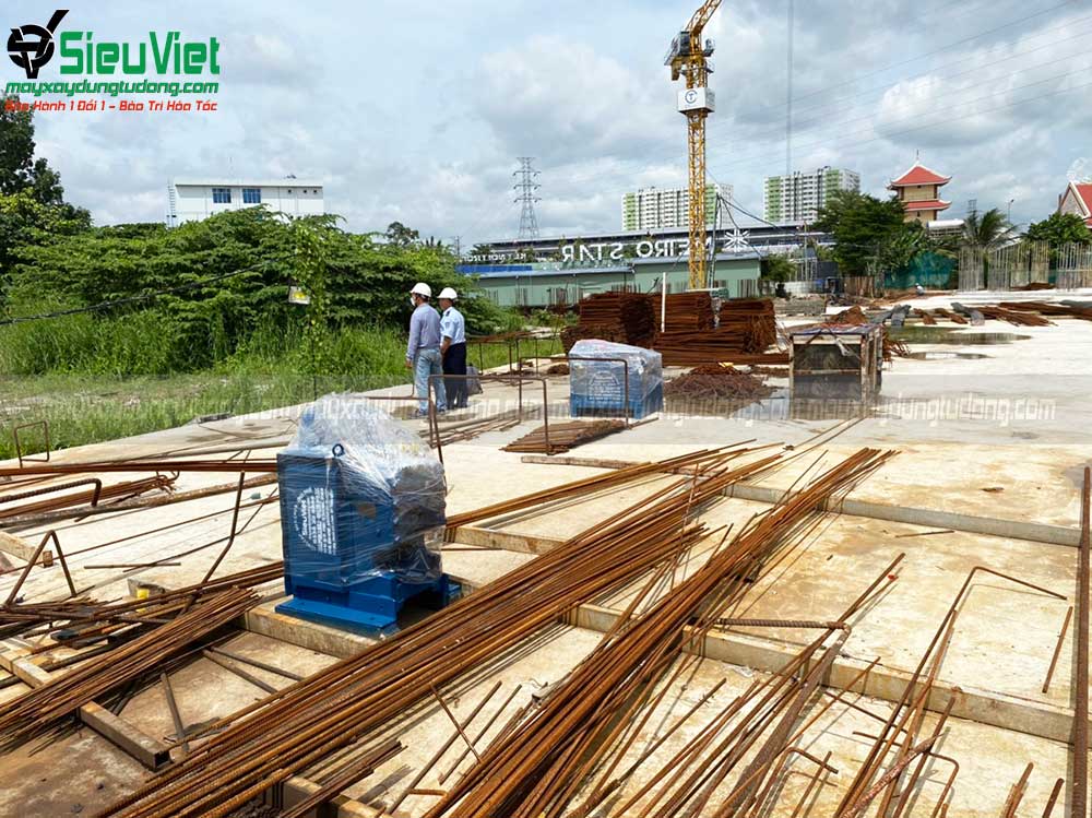 Máy cắt uốn thép Siêu Việt cung cấp tại dự án Metro Star