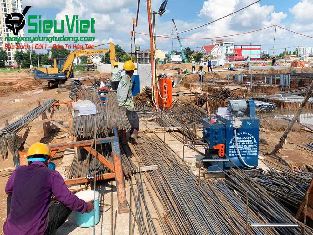 Siêu Việt cung cấp máy uốn cắt sắt xây dựng tại The Global City