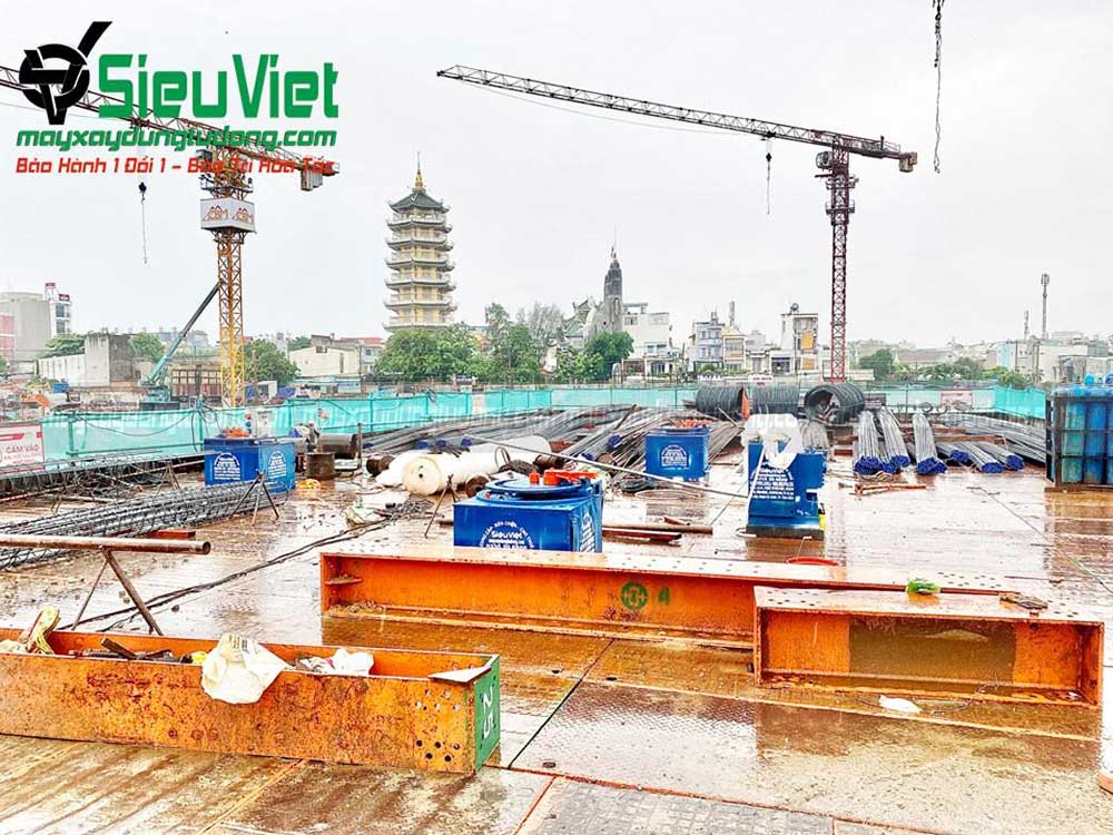 Máy uốn cắt sắt được Siêu Việt cung cấp tại dự án